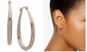 Lauren Ralph Lauren Elongated Small Hoop Earrings 1"